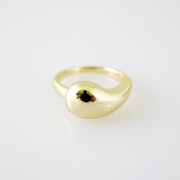 R723 RING - ANILLO - Zircon Stone - 14K Real Color