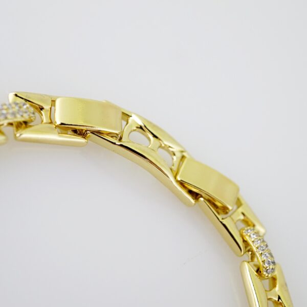 B1537 Bracelet - Pulseras - Zircon Stone - 14K Real Color - Image 3