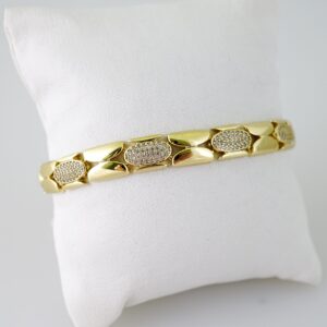 B1541 Bracelet - Pulseras - Zircon Stone - 14K Real Color