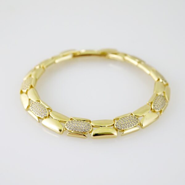 B1541 Bracelet - Pulseras - Zircon Stone - 14K Real Color - Image 2