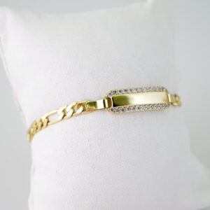 B1545 Bracelet - Pulseras - Zircon Stone - 14K Real Color