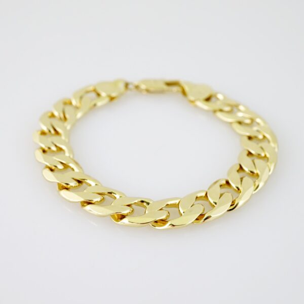 B1547 Bracelet - Pulseras - Plain - 14K Real Color - Image 2
