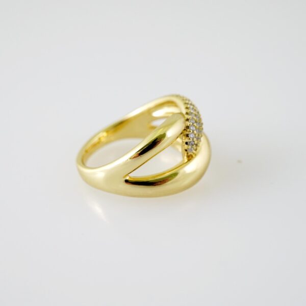 R725 RING - ANILLO - Zircon Stone - 14K Real Color - Image 2