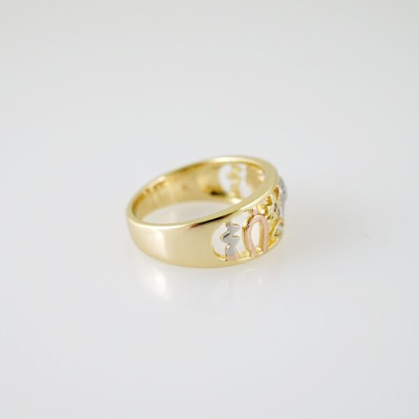 R731 RING - ANILLO - Plain - Three Tone - Image 2