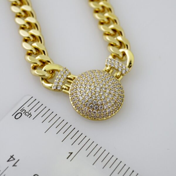 SET1738 Gargantilla - Choker - Zircon Stone -  14K Real Color - Image 3