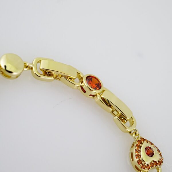 B1496 Bracelet - Pulseras - Zircon Stone - 14K Real Color - Image 3