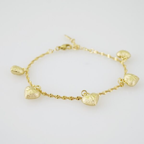 B1497 Bracelet - Pulseras - Plain - 14K Real Color - Image 2