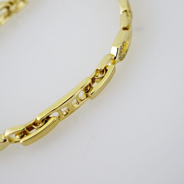 B1498 Bracelet - Pulseras - Zircon Stone - 14K Real Color - Image 3