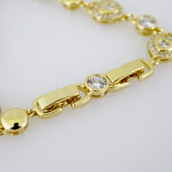 B1499 Bracelet - Pulseras - Zircon Stone - 14K Real Color - Image 3
