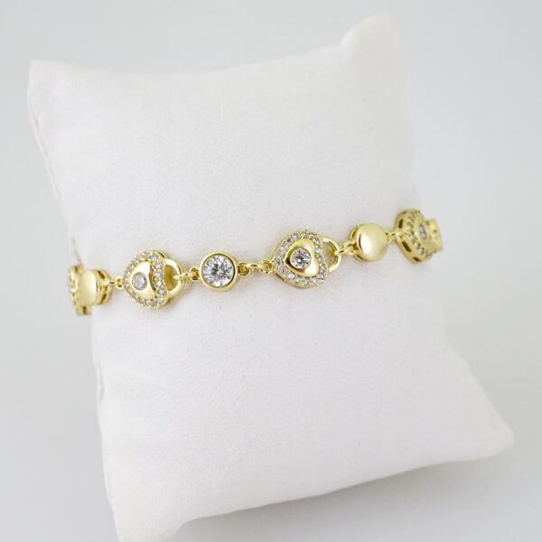 B1499 Bracelet - Pulseras - Zircon Stone - 14K Real Color
