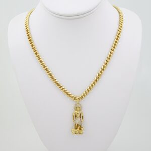 SET1693 Cadenas & Colgantes - Chain - Pendants -  14K Real Color - Zircon Stone - 7mmX60cm