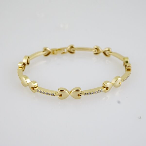 B1502 Bracelet - Pulseras - Zircon Stone - 14K Real Color - Image 2