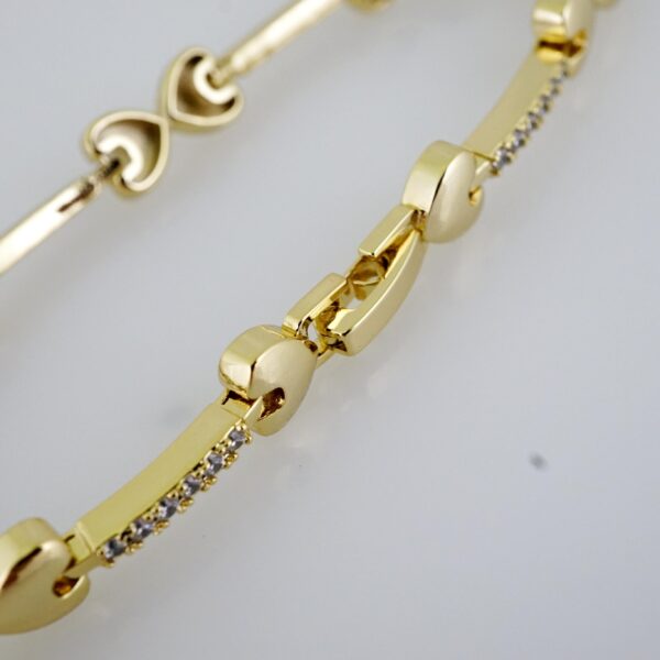 B1502 Bracelet - Pulseras - Zircon Stone - 14K Real Color - Image 3