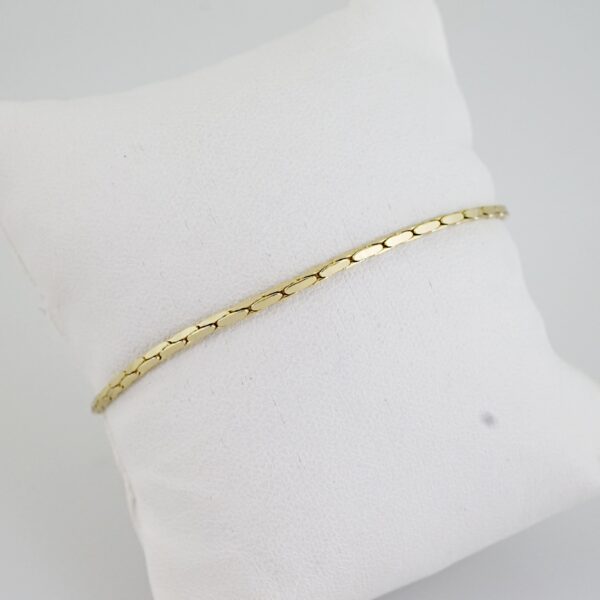 B1503 Bracelet - Pulseras - Plain - 14K Real Color