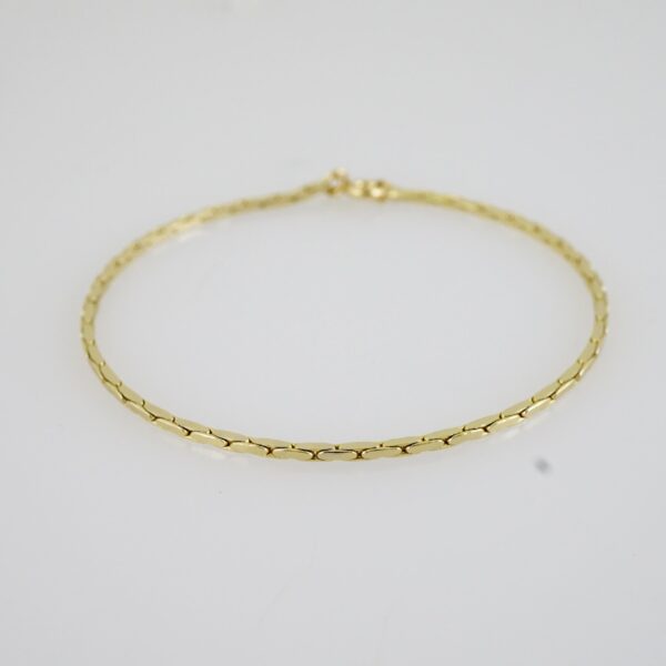 B1503 Bracelet - Pulseras - Plain - 14K Real Color - Image 2