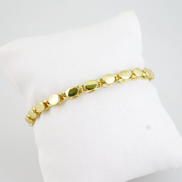 B1504 Bracelet - Pulseras - Plain - 14K Real Color