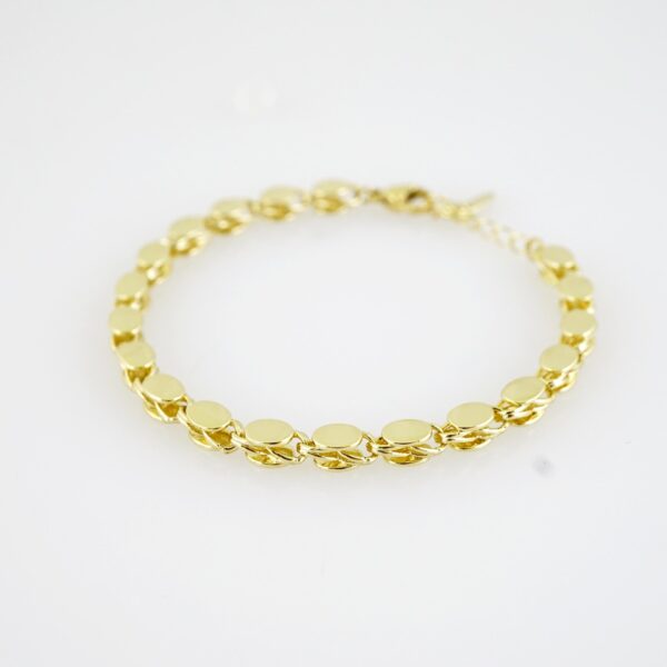 B1504 Bracelet - Pulseras - Plain - 14K Real Color - Image 2