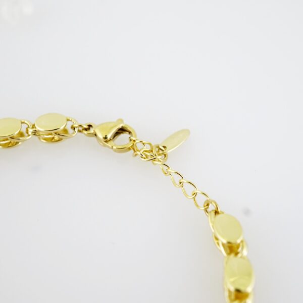 B1504 Bracelet - Pulseras - Plain - 14K Real Color - Image 3