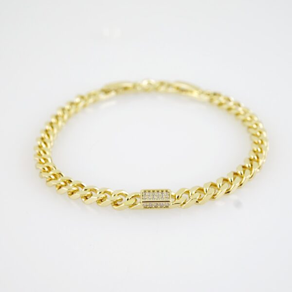 B1505 Bracelet - Pulseras - Zircon Stone - 14K Real Color - Image 2