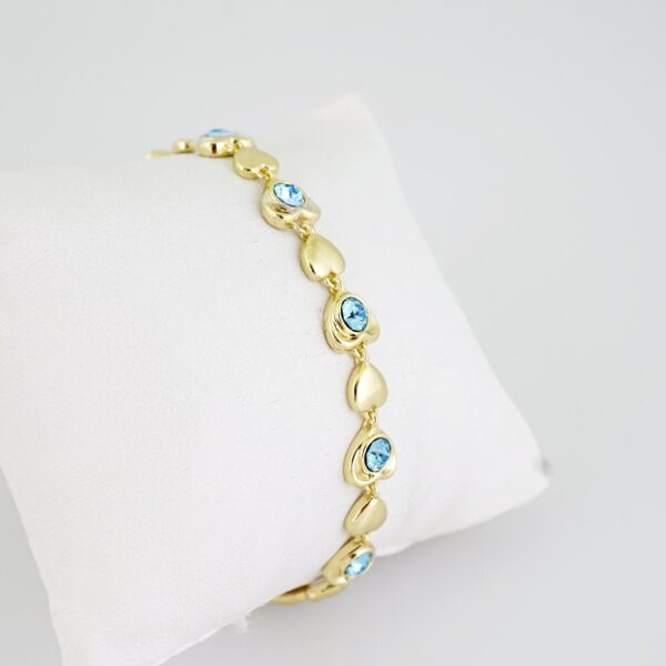 B1507 Bracelet - Pulseras - Zircon Stone - 14K Real Color
