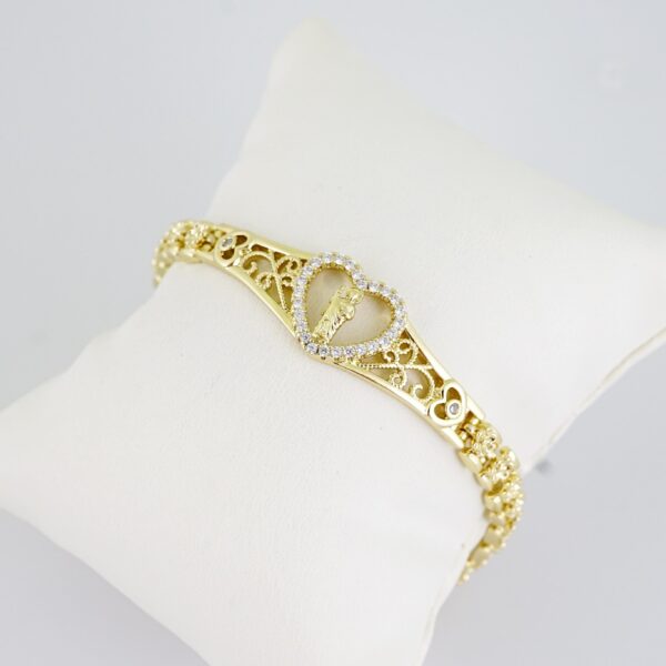 B1509 Bracelet - Pulseras - Zircon Stone - 14K Real Color