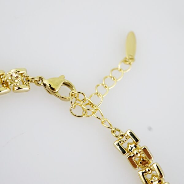 B1509 Bracelet - Pulseras - Zircon Stone - 14K Real Color - Image 3