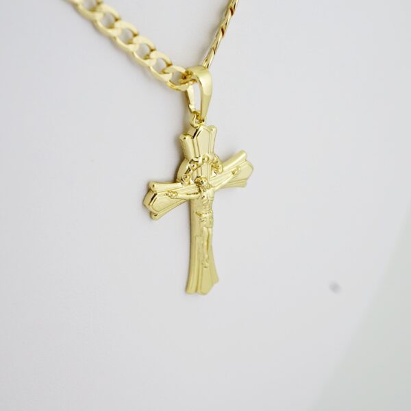 SET1701 Cadenas & Colgantes - Chain - Pendants - Plain - 14K Real Color - 3mmX60cm - Image 2