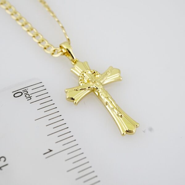 SET1701 Cadenas & Colgantes - Chain - Pendants - Plain - 14K Real Color - 3mmX60cm - Image 3