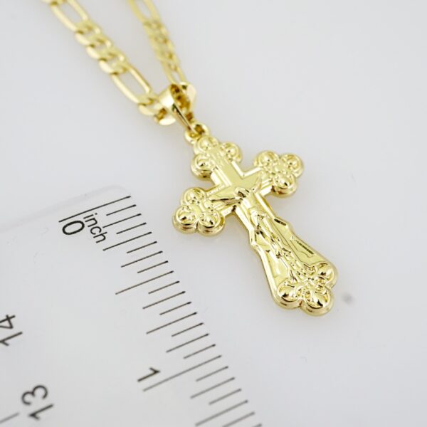 SET1707 Cadenas & Colgantes - Chain - Pendants - Plain - 14K Real Color - 4mmX60cm - Image 3