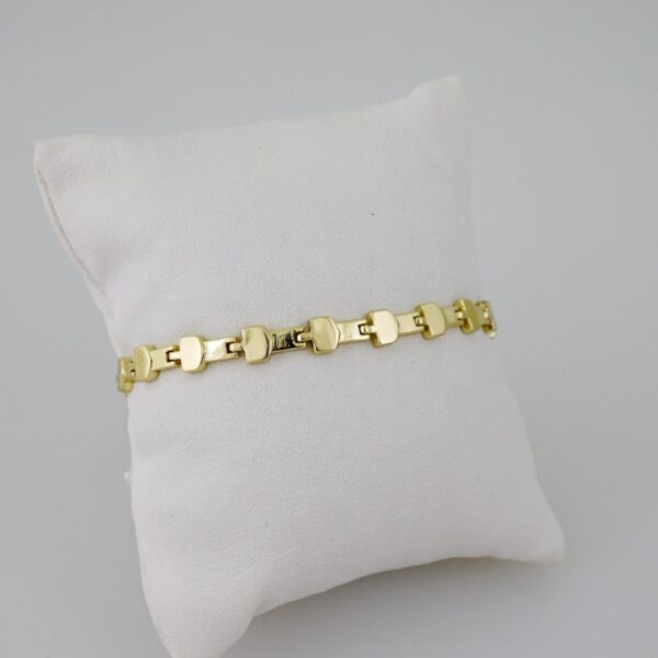 B1511 Bracelet - Pulseras - Plain - 14K Real Color