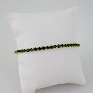 B1512 Bracelet - Pulseras - Zircon Stone - 14K Real Color