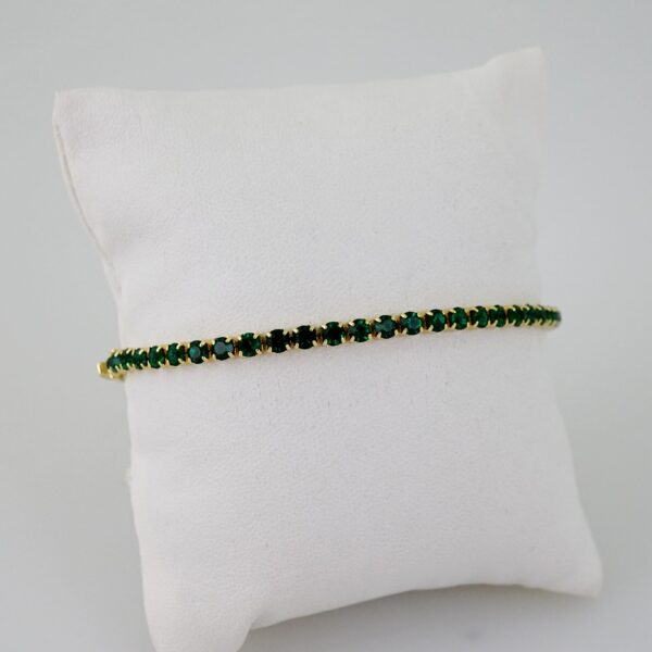 B1512 Bracelet - Pulseras - Zircon Stone - 14K Real Color