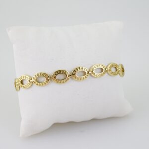 B1514 Bracelet - Pulseras - Plain - 14K Real Color