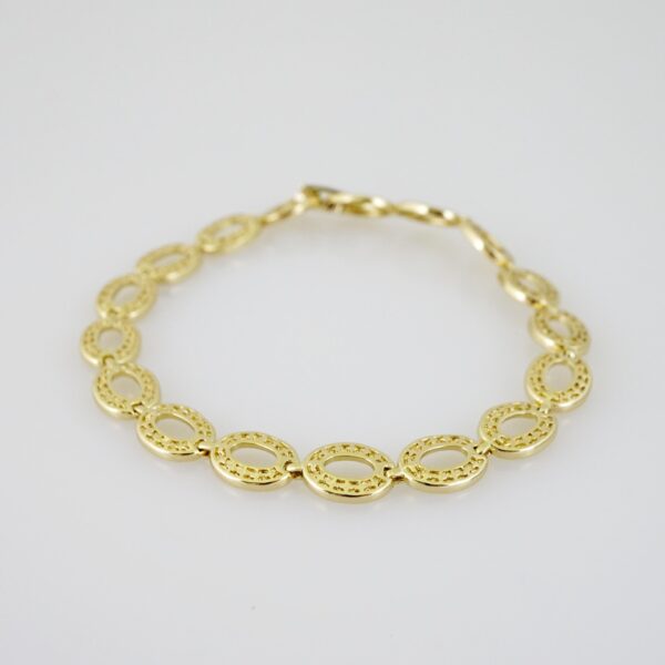 B1514 Bracelet - Pulseras - Plain - 14K Real Color - Image 2