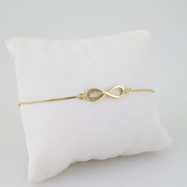 B1515 Bracelet - Pulseras - Zircon Stone - 14K Real Color
