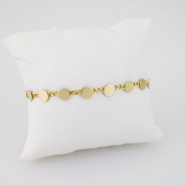 B1517 Bracelet - Pulseras - Plain - 14K Real Color