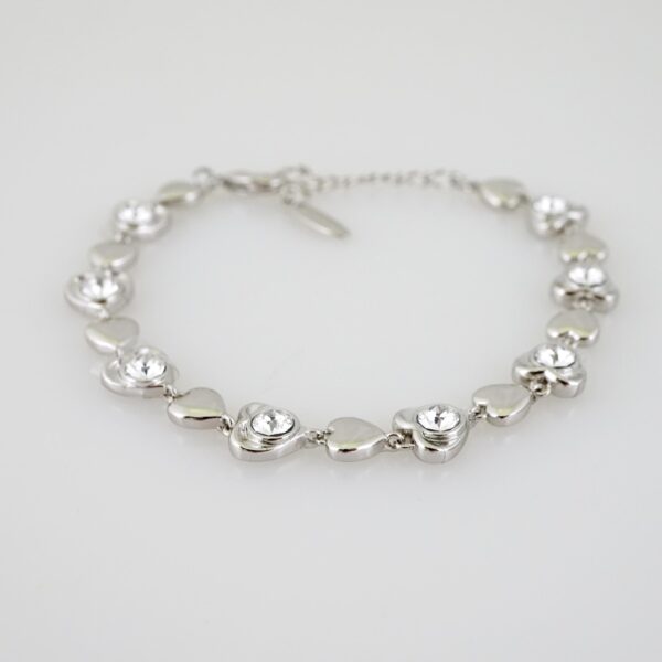 B1519 Bracelet - Pulseras - Zircon Stone - Silver Color - Image 2