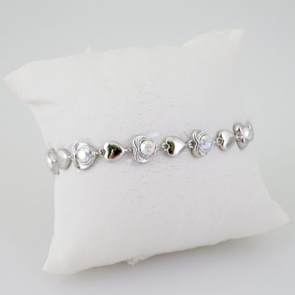 B1520 Bracelet - Pulseras - Zircon Stone - Silver Color