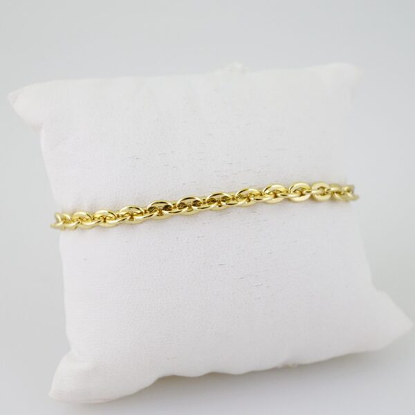 B1523 Bracelet - Pulseras - Plain - 14K Real Color