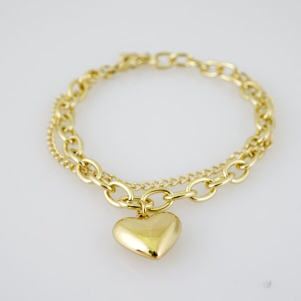 B1526 Bracelet - Pulseras - Plain - 14K Real Color - Image 2