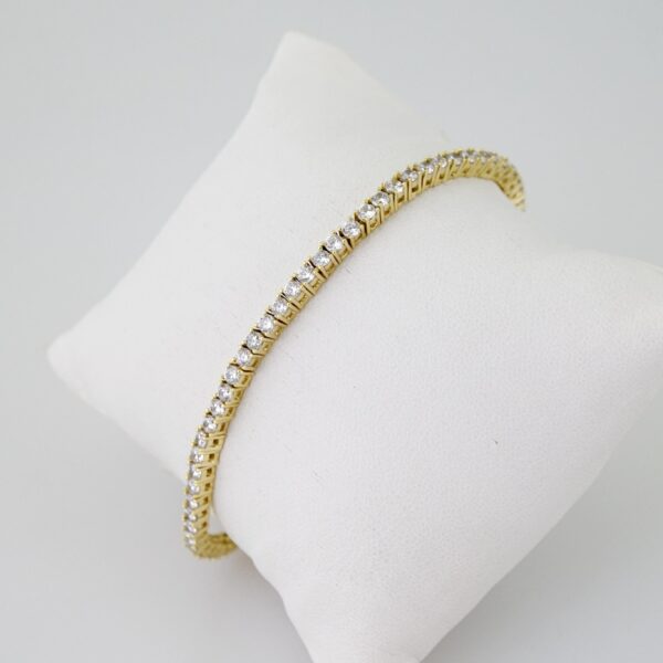 B1527 Bracelet - Pulseras - Zircon Stone - 14K Real Color