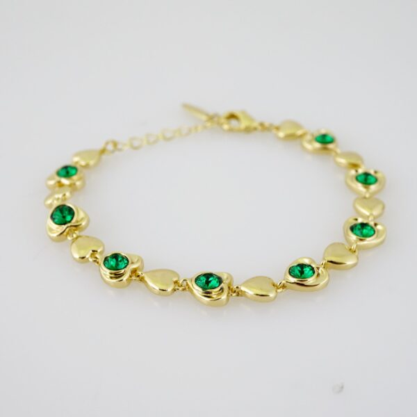 B1521 Bracelet - Pulseras - Zircon Stone - 14K Real Color - Image 2
