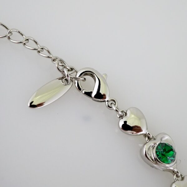 B1525 Bracelet - Pulseras - Zircon Stone - Silver Color - Image 3