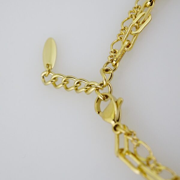 B1528 Bracelet - Pulseras - Zircon Stone - 14K Real Color - Image 3