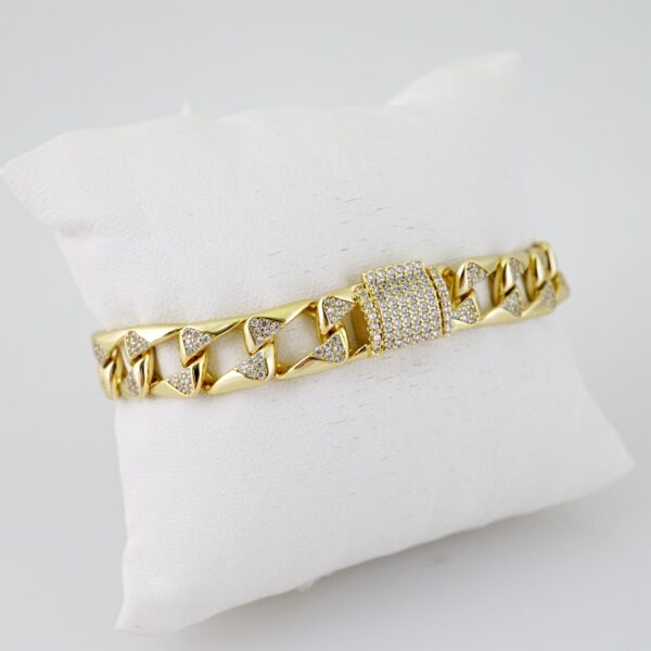 B1529 Bracelet - Pulseras - Zircon Stone - 14K Real Color
