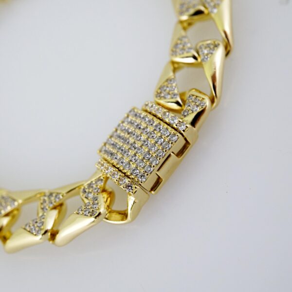 B1529 Bracelet - Pulseras - Zircon Stone - 14K Real Color - Image 3