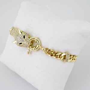 B1531 Bracelet - Pulseras - Zircon Stone - 14K Real Color
