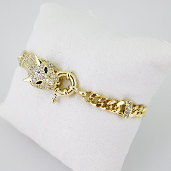 B1531 Bracelet - Pulseras - Zircon Stone - 14K Real Color