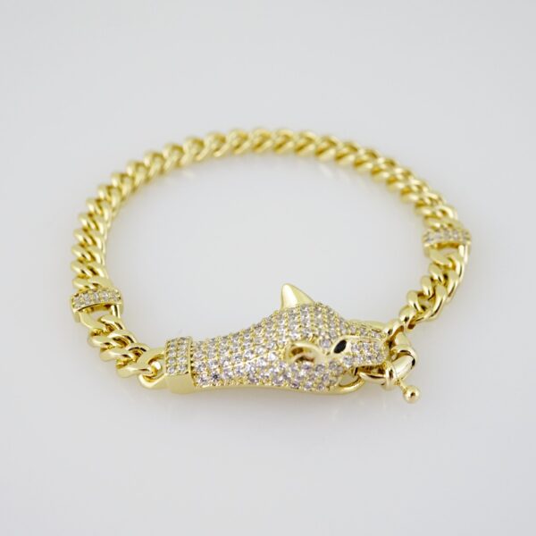 B1531 Bracelet - Pulseras - Zircon Stone - 14K Real Color - Image 2