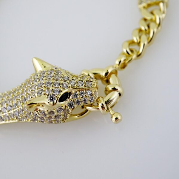B1531 Bracelet - Pulseras - Zircon Stone - 14K Real Color - Image 3